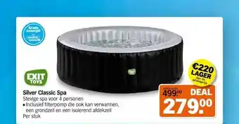 Albert Heijn EXIT TOYS Silver Classic Spa aanbieding