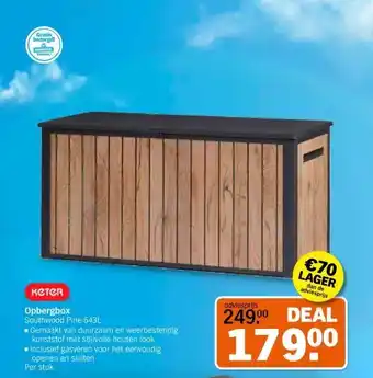 Albert Heijn Opbergbox Southwood Pine aanbieding