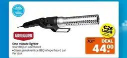 Albert Heijn GRILLGURU One minute lighter aanbieding