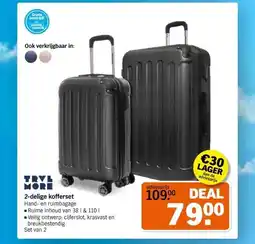 Albert Heijn TRVL MORE 2 delige kofferset aanbieding