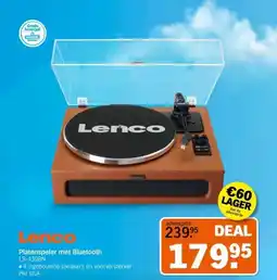 Albert Heijn Lenco Platenspeler met Bluetooth aanbieding