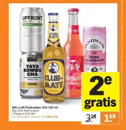 Albert Heijn Alle craft frisdranken 250-330 ml aanbieding
