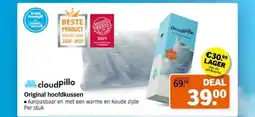 Albert Heijn cloudpillo Original hoofdkussen aanbieding