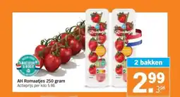 Albert Heijn AH Romaatjes 250 gram aanbieding
