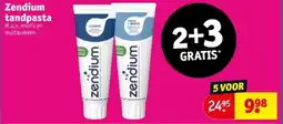 Kruidvat Zendium tandpasta aanbieding
