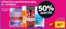 Kruidvat L'Oréal Paris gezichtsverzorging en reiniging aanbieding