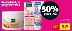 Kruidvat Kneipp hand en bodyverzorging aanbieding