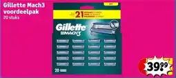 Kruidvat Gillette Mach3 voordeelpak aanbieding