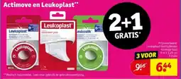 Kruidvat Actimove en Leukoplast aanbieding