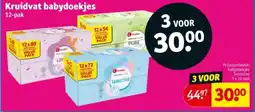 Kruidvat Kruidvat babydoekjes aanbieding