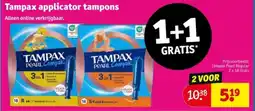 Kruidvat Tampax applicator tampons aanbieding