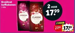 Kruidvat Kruidvat koffiebonen aanbieding