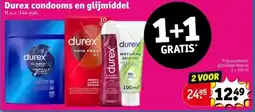 Kruidvat Durex condooms en glijmiddel aanbieding