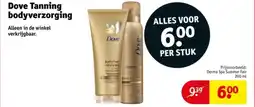 Kruidvat Dove Tanning bodyverzorging aanbieding