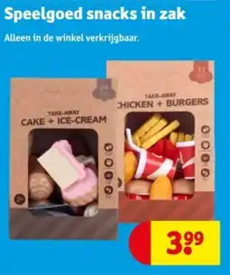 Kruidvat Speelgoed snacks in zak aanbieding