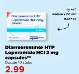 PLUS Diarreeremmer HTP Loperamide HCI 2 mg, capsules aanbieding