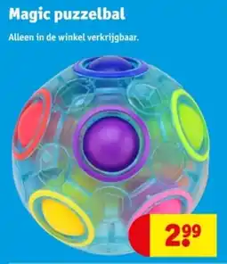 Kruidvat Magic puzzelbal aanbieding