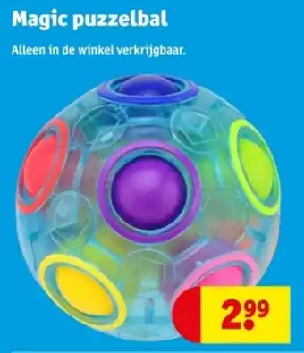 Kruidvat Magic puzzelbal aanbieding