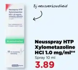 PLUS Neusspray HTP Xylometazoline HCI 1.0 mg/ml Spray aanbieding