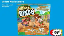 Kruidvat Goliath Mission dino's aanbieding