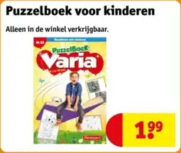 Kruidvat Puzzelboek voor kinderen aanbieding