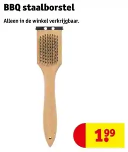 Kruidvat BBQ staalborstel aanbieding