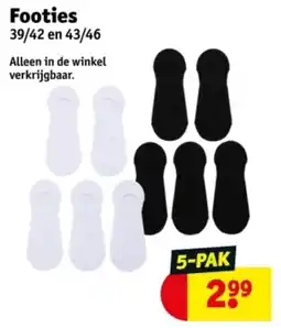Kruidvat Footies aanbieding