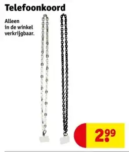 Kruidvat Telefoonkoord aanbieding