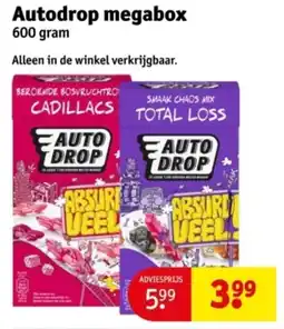 Kruidvat Autodrop megabox aanbieding