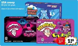 Kruidvat USA snoep aanbieding