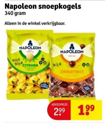 Kruidvat Napoleon snoepkogels aanbieding