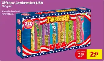 Kruidvat Giftbox Jawbreaker USA aanbieding