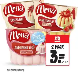 Jumbo Alle Mona pudding aanbieding