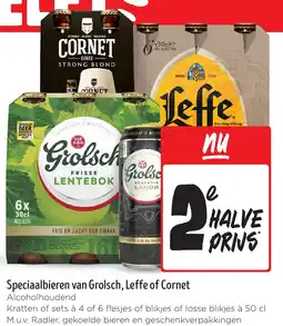 Jumbo Speciaalbieren van Grolsch, Leffe of Cornet aanbieding