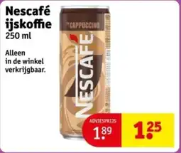 Kruidvat Nescafé ijskoffie aanbieding