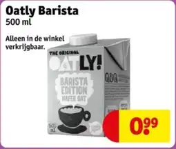 Kruidvat Oatly Barista aanbieding