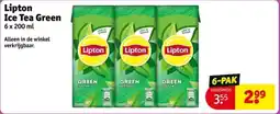 Kruidvat Lipton Ice Tea Green aanbieding