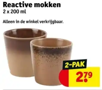 Kruidvat Reactive mokken aanbieding