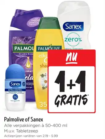Jumbo Palmolive of Sanex aanbieding
