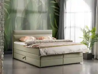 TotaalBED Opbergboxspring Berlijn met klep aanbieding