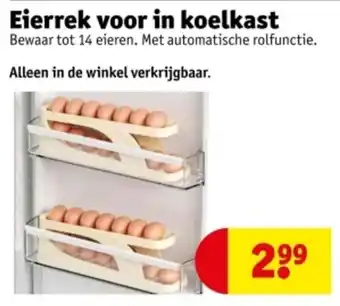Kruidvat Eierrek voor in koelkast aanbieding