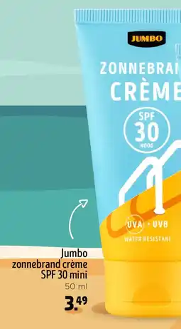 Jumbo Jumbo zonnebrand crème SPF30 aanbieding