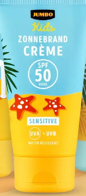 Jumbo Jumbo kids zonnebrand crème SPF 50 sensitive aanbieding