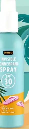 Jumbo Jumbo invisible zonnebrand spray SPF 30 aanbieding