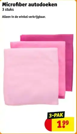 Kruidvat Microfiber autodoeken aanbieding