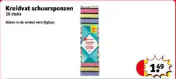 Kruidvat Kruidvat schuursponzen aanbieding