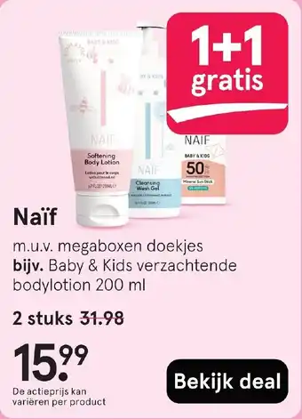 Etos Naif aanbieding