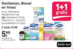 Etos Davitamon, Bional en Ymea aanbieding
