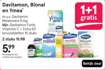 Etos Davitamon, Bional en Ymea aanbieding