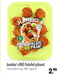 Jumbo Jumbo's BIO falafel pikant aanbieding